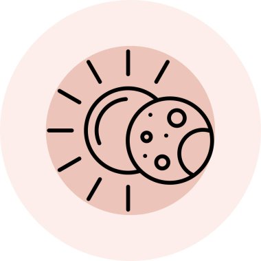 Beyaz arkaplanda izole edilmiş modayı gösteren vektör illüstrasyon simgesi