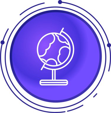 Yeryüzü ikonu vektör illüstrasyonuName