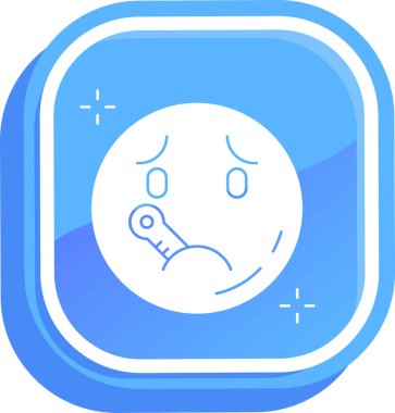 Ağlayan surat ifadeli emoji.