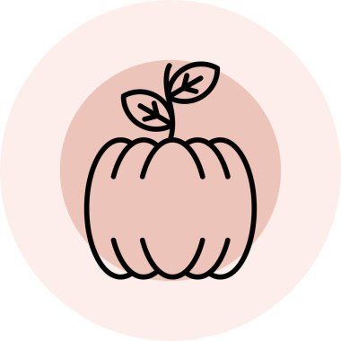 vektör illüstrasyonu, elma basit tasarımı