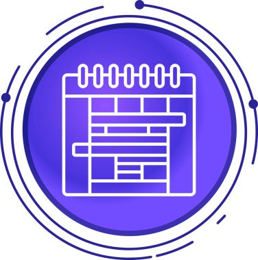 Web simgesi vektör illüstrasyonu