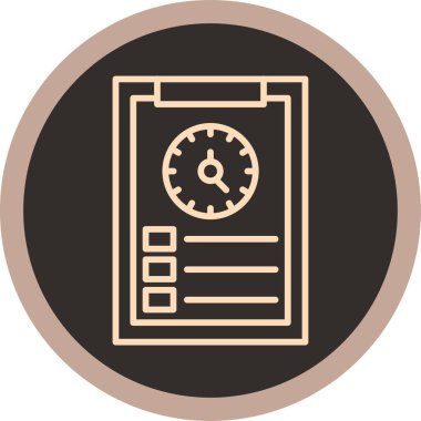 Vektör belgesi Simge illüstrasyonu