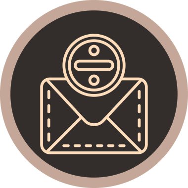 E- posta simgesinin vektör illüstrasyonu