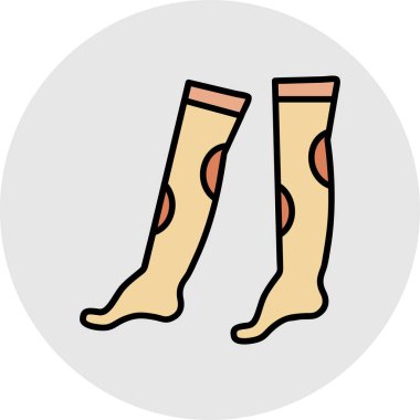 Bir çift çorabın vektör çizimi