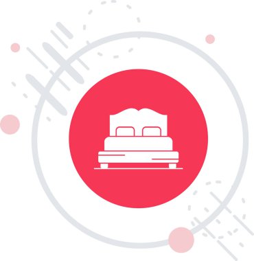 Kek. Web simgesi basit illüstrasyon