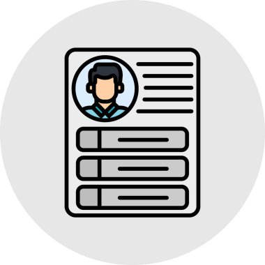 İş simgesinin vektör illüstrasyonu