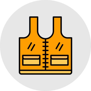 İnşaat kaskı. Basit resimleme