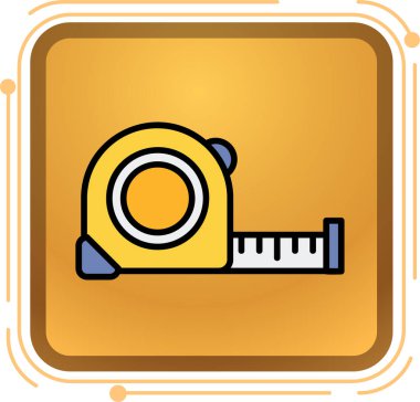 mezura ölçek simgesi