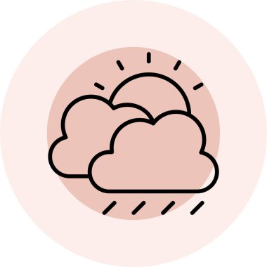 bulut web simgesi, vektör illüstrasyonu