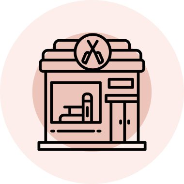 Modern bir simgenin vektör illüstrasyonu