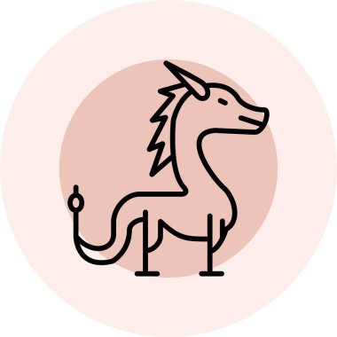 hayvan simgesi vektör illüstrasyonu