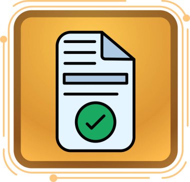 dosya biçimi simgesi, vektör illüstrasyonu