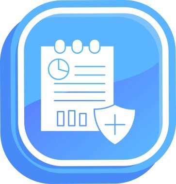 belge simgesi vektör illüstrasyonu