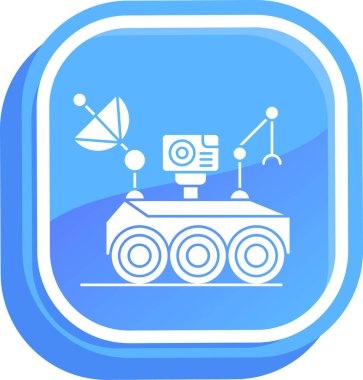 Robot simgesinin vektör illüstrasyonu