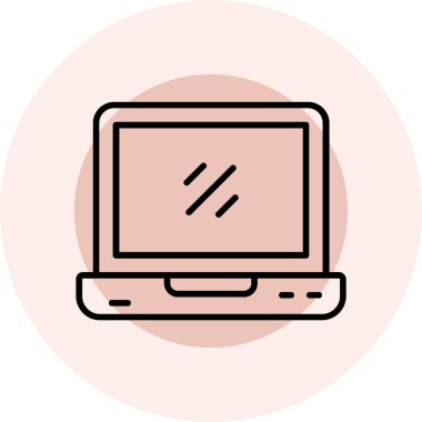 bilgisayar ekranı vektör simgesi