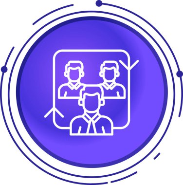 grup simgesi, vektör illüstrasyonu