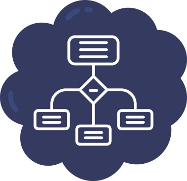 veri ağı. Basit illüstrasyon