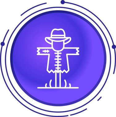 Bir şapka simgesinin vektör illüstrasyonu