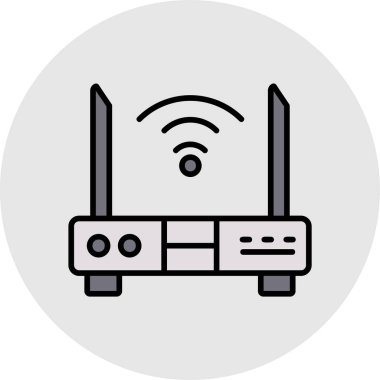 wifi simgesi vektör illüstrasyonu