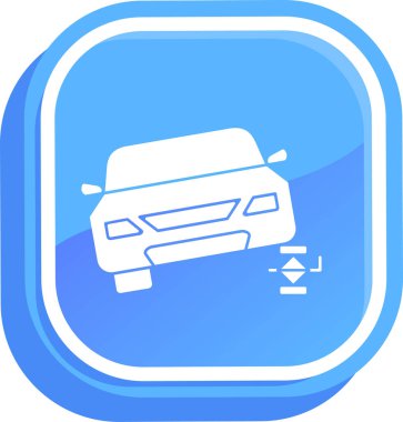 Modern b 'nin vektör illüstrasyonu yol simgesinden yoksun