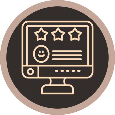 Modern simgenin vektör illüstrasyonu