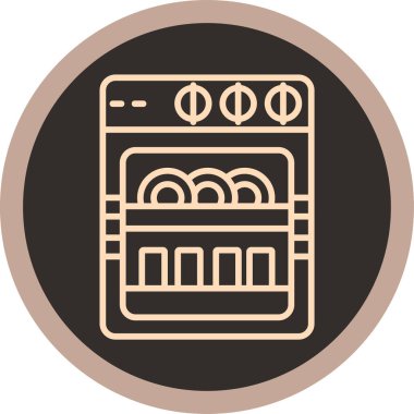 Mutfak simgesinin vektör çizimi