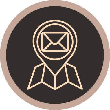 Posta simgesinin vektör illüstrasyonu