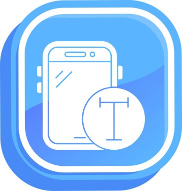 vektör telefon simgesi, basit illüstrasyon