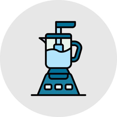 Doldurulmuş kahve fincanı simgesi beyaz arkaplanda izole edilmiş. Çay fincanı. Sıcak kahve. vektör