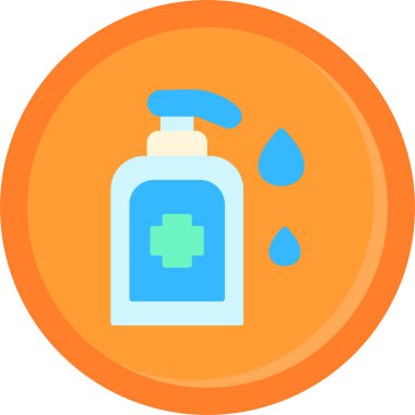 İlaç. Web simgesi basit illüstrasyon