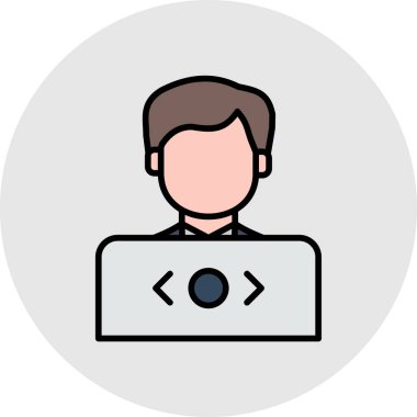 iş web simgesi vektör illüstrasyonu