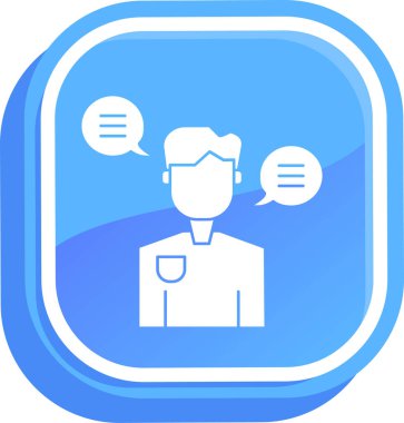 Müşteri servisi. Basit resimleme