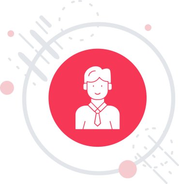 bir kişinin kullanıcı profili. profil simgesi