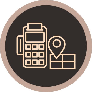 Modern b kartının vektör illüstrasyonu