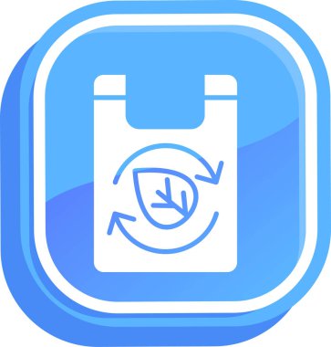 çanta ekoloji ortamı simgesi - özet biçimi