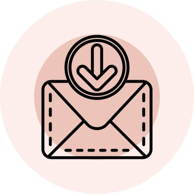 e- posta simgesi vektör illüstrasyonu