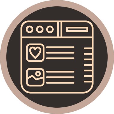 seo modern simgesinin vektör illüstrasyonu