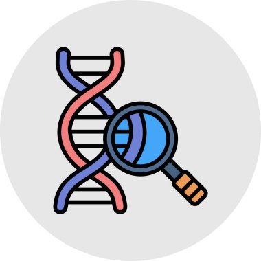 vektör DNA simgesi illüstrasyonu