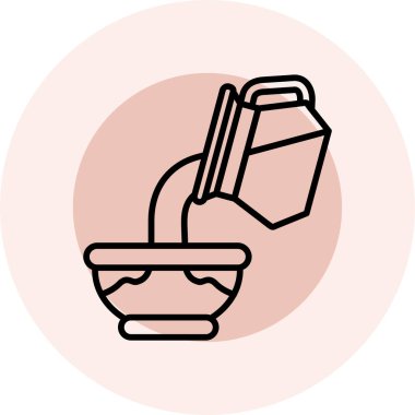 Bir poşet kahvenin vektör çizimi