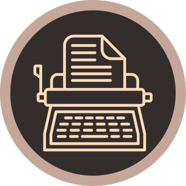 Modern simgenin vektör illüstrasyonu