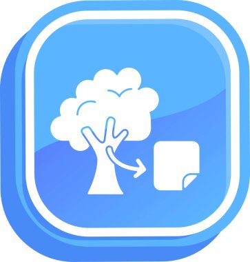 Bulut simgesi vektör illüstrasyonu