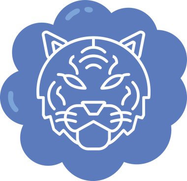 Kaplan. Web simgesi basit illüstrasyon