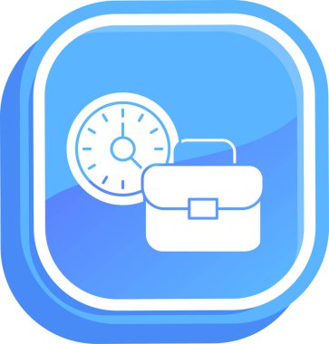 Moda tasarım tarzında saat izleme simgesi