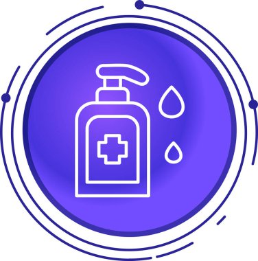 şişe simgesi, modern vektör illüstrasyon tasarımı