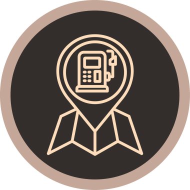 bir cep telefonunun vektör simgesi