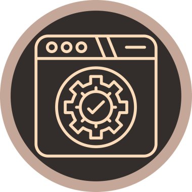 Yıkama. Web simgesi basit illüstrasyon