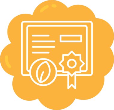 Rozet. Web simgesi basit illüstrasyon