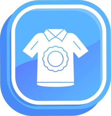 Gömlek. Web simgesi basit illüstrasyon