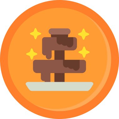 Para için. Web simgesi basit illüstrasyon