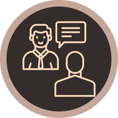 İnsanlar. Web simgesi basit illüstrasyon